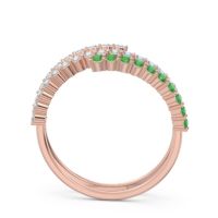 Modern Wrap Pave Upota Ring