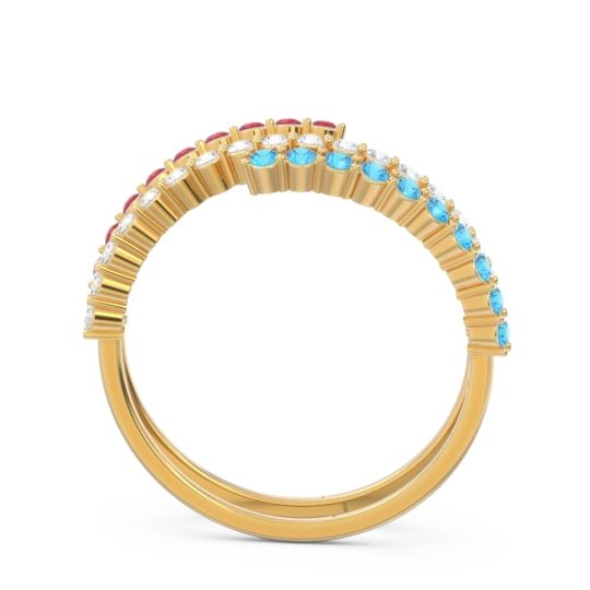 Modern Wrap Pave Upota Ring