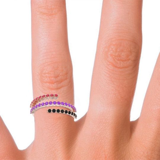 Modern Wrap Pave Upota Ring