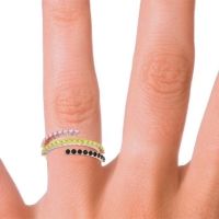Modern Wrap Pave Upota Ring