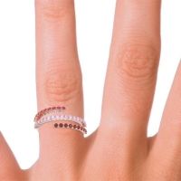 Modern Wrap Pave Upota Ring
