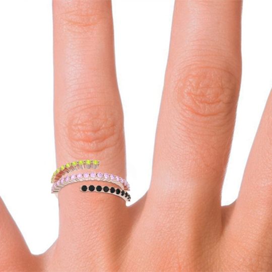 Modern Wrap Pave Upota Ring