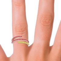Modern Wrap Pave Upota Ring