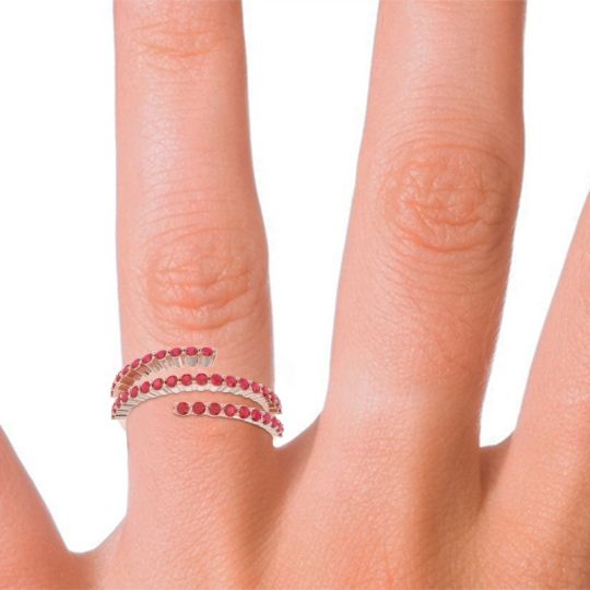 Modern Wrap Pave Upota Ring