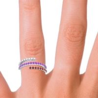 Modern Wrap Pave Upota Ring