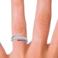 Modern Wrap Pave Upota Ring
