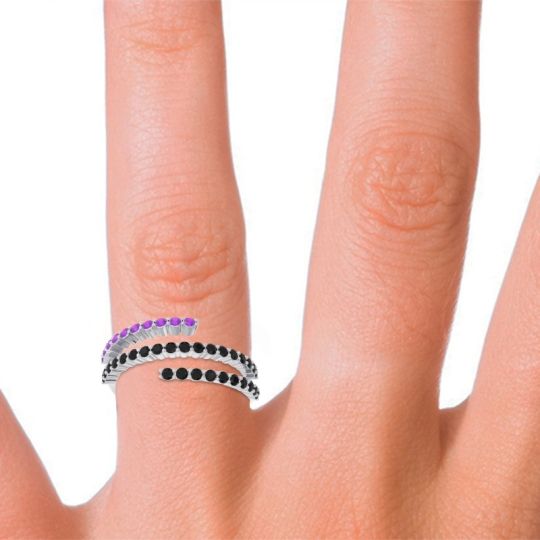 Modern Wrap Pave Upota Ring