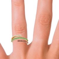 Modern Wrap Pave Upota Ring