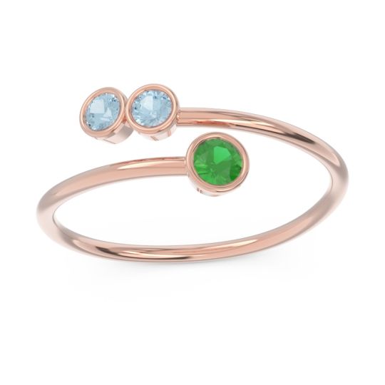 Petite Modern Wrap Bezel Varga Ring