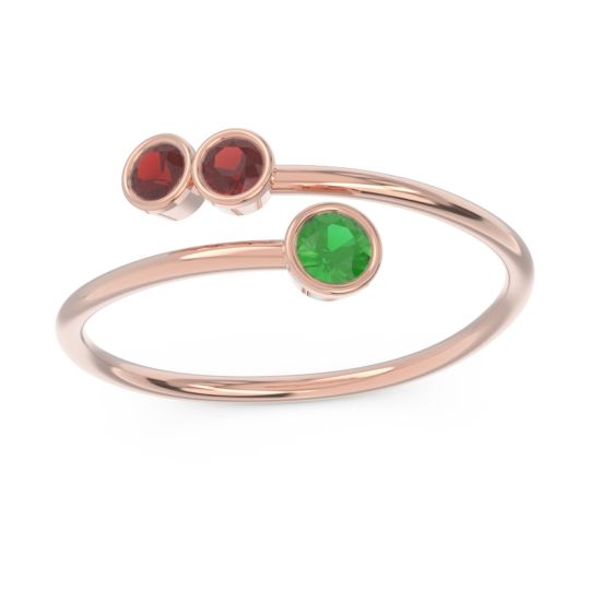 Petite Modern Wrap Bezel Varga Ring