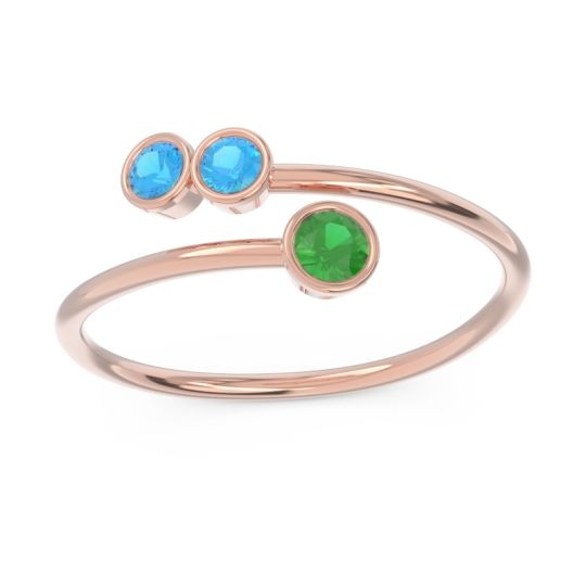 Petite Modern Wrap Bezel Varga Ring