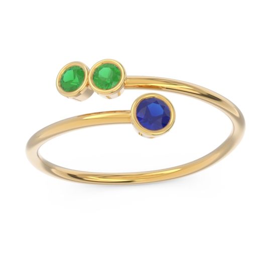 Petite Modern Wrap Bezel Varga Ring