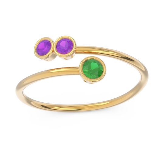 Petite Modern Wrap Bezel Varga Ring