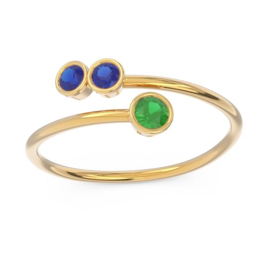 Petite Modern Wrap Bezel Varga Ring