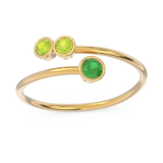 Petite Modern Wrap Bezel Varga Ring