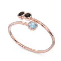 Petite Modern Wrap Bezel Varga Ring