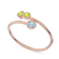 Petite Modern Wrap Bezel Varga Ring