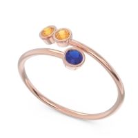 Petite Modern Wrap Bezel Varga Ring