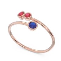 Petite Modern Wrap Bezel Varga Ring
