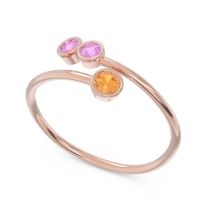Petite Modern Wrap Bezel Varga Ring