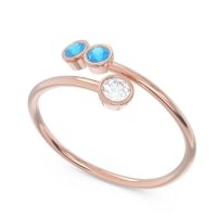 Petite Modern Wrap Bezel Varga Ring