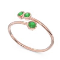 Petite Modern Wrap Bezel Varga Ring