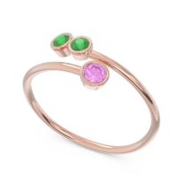 Petite Modern Wrap Bezel Varga Ring