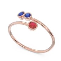 Petite Modern Wrap Bezel Varga Ring