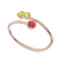 Petite Modern Wrap Bezel Varga Ring