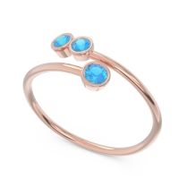 Petite Modern Wrap Bezel Varga Ring