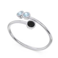 Petite Modern Wrap Bezel Varga Ring