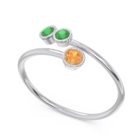 Petite Modern Wrap Bezel Varga Ring