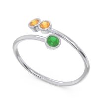 Petite Modern Wrap Bezel Varga Ring