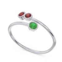 Petite Modern Wrap Bezel Varga Ring