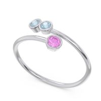 Petite Modern Wrap Bezel Varga Ring