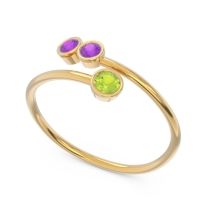 Petite Modern Wrap Bezel Varga Ring