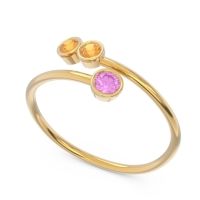 Petite Modern Wrap Bezel Varga Ring