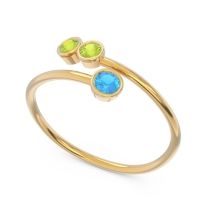 Petite Modern Wrap Bezel Varga Ring