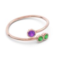 Petite Modern Wrap Bezel Varga Ring