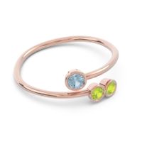 Petite Modern Wrap Bezel Varga Ring