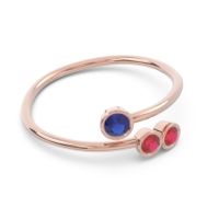 Petite Modern Wrap Bezel Varga Ring