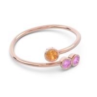 Petite Modern Wrap Bezel Varga Ring