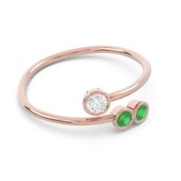 Petite Modern Wrap Bezel Varga Ring