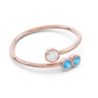 Petite Modern Wrap Bezel Varga Ring