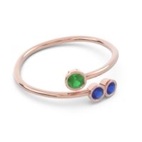 Petite Modern Wrap Bezel Varga Ring