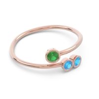 Petite Modern Wrap Bezel Varga Ring