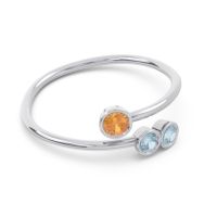 Petite Modern Wrap Bezel Varga Ring