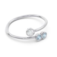 Petite Modern Wrap Bezel Varga Ring