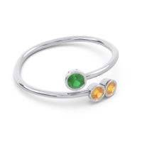 Petite Modern Wrap Bezel Varga Ring