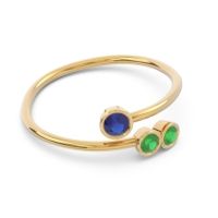 Petite Modern Wrap Bezel Varga Ring